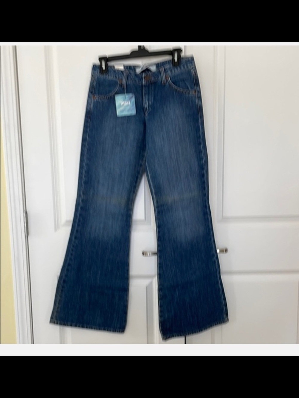 Mavi Dark Blue Wide-Leg Flare Jeans #0048
